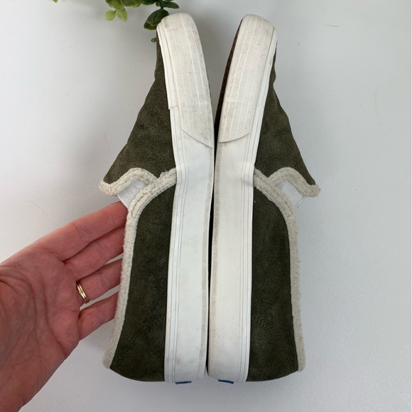Keds Women’s Double Decker Suede Green Slip On Size 9.5 - Picture 8 of 12